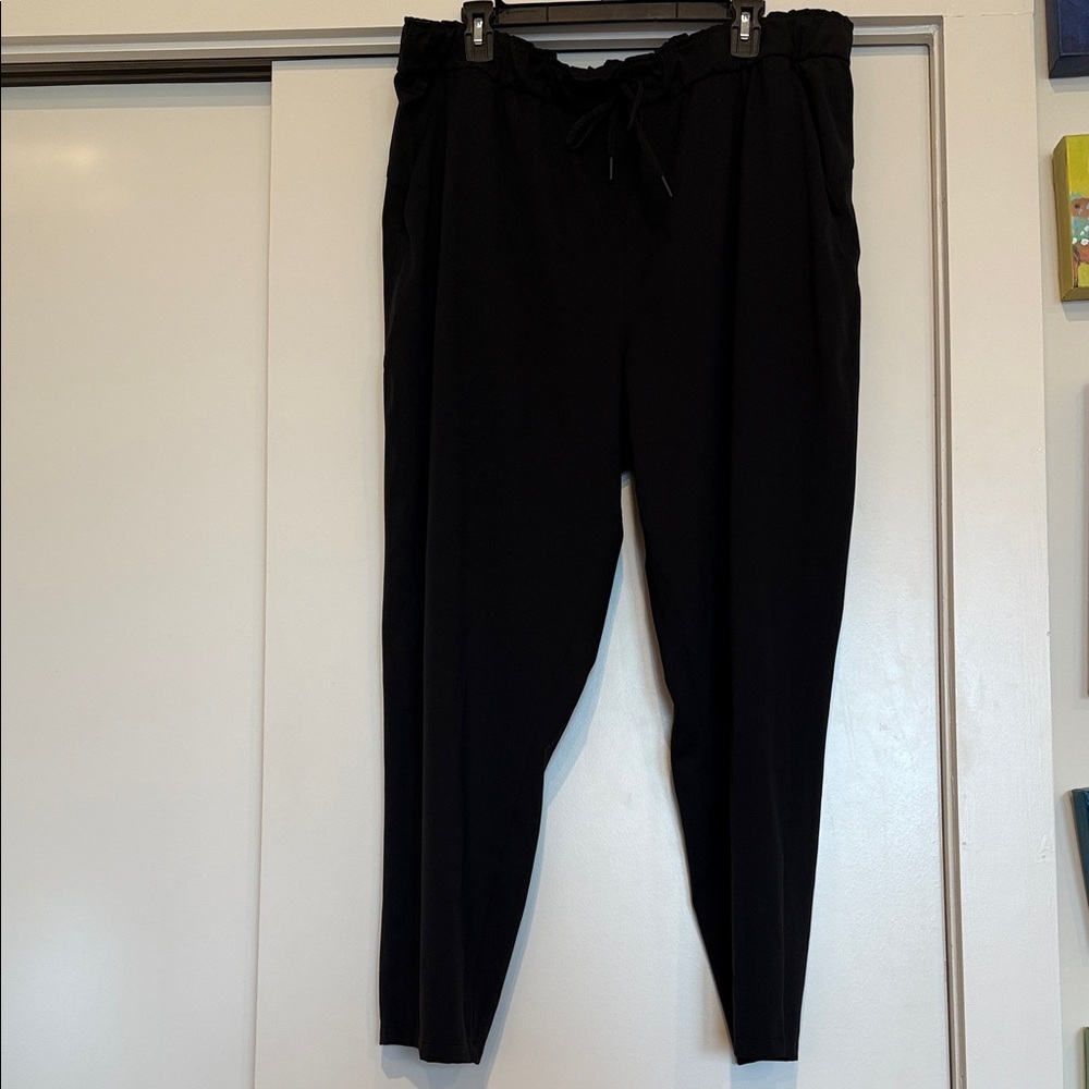 Lululemon Black Keep Moving Active Drawstring Pants